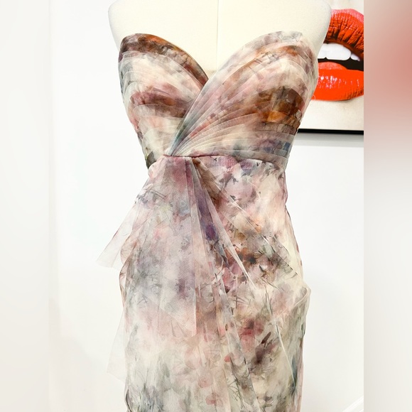 Rene Ruiz Collection Tulle Overlay Gown Long Dress - Picture 6 of 13